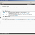 Plugins Screen